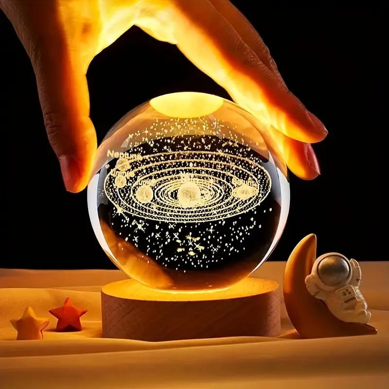 3D Crystal Ball - Universe - Solar System