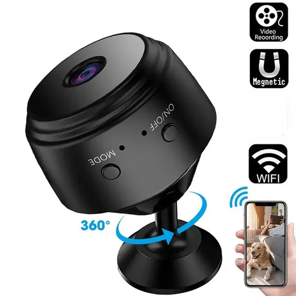 A9 Mini Camera WiFi 1080P HD – Compact Portable Security Camera with Night Vision & Motion Detection