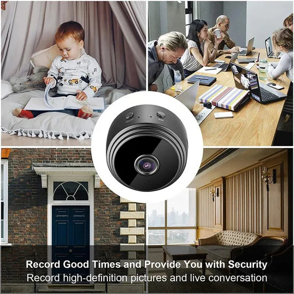 A9 Mini Camera WiFi 1080P HD – Compact Portable Security Camera with Night Vision & Motion Detection