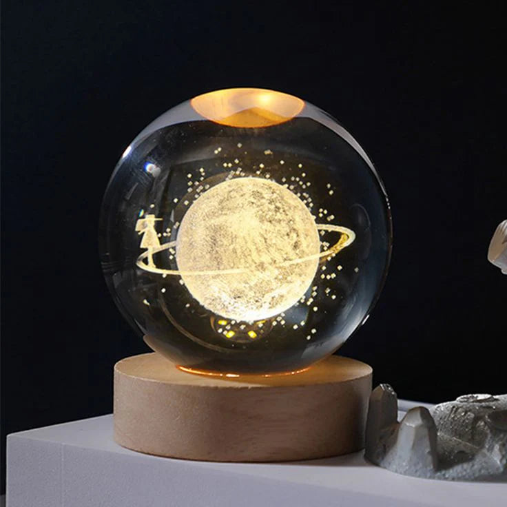 3D Crystal Ball - Universe - Solar System